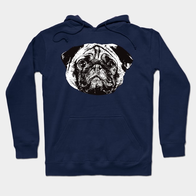 Pug - Pug Christmas Gifts Hoodie by DoggyStyles